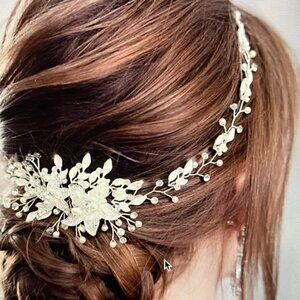 Bridal Headwear Rhinestone Handmade Hairband Headwear Head Piece